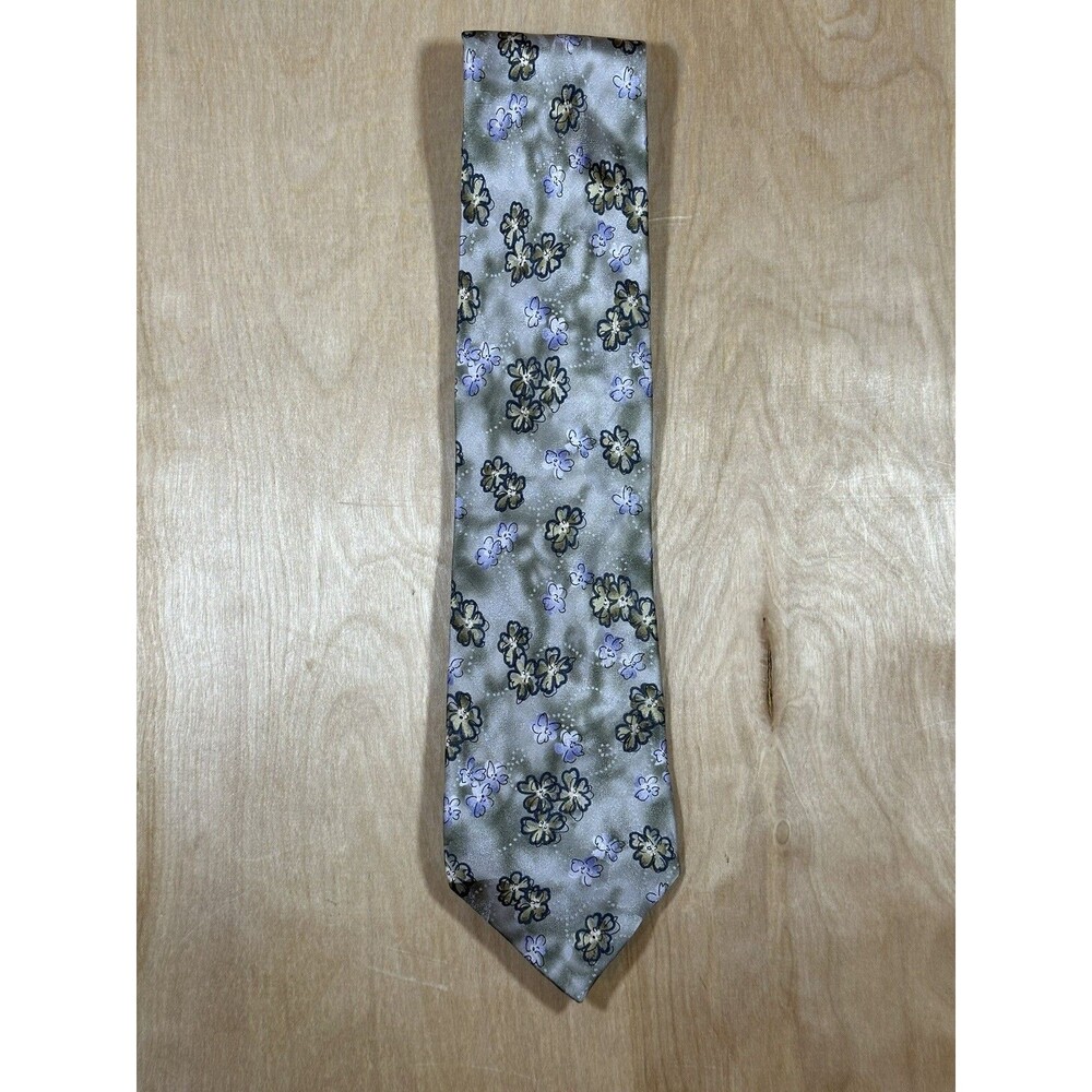J Garcia Tie Banyan Trees Floral Pattern